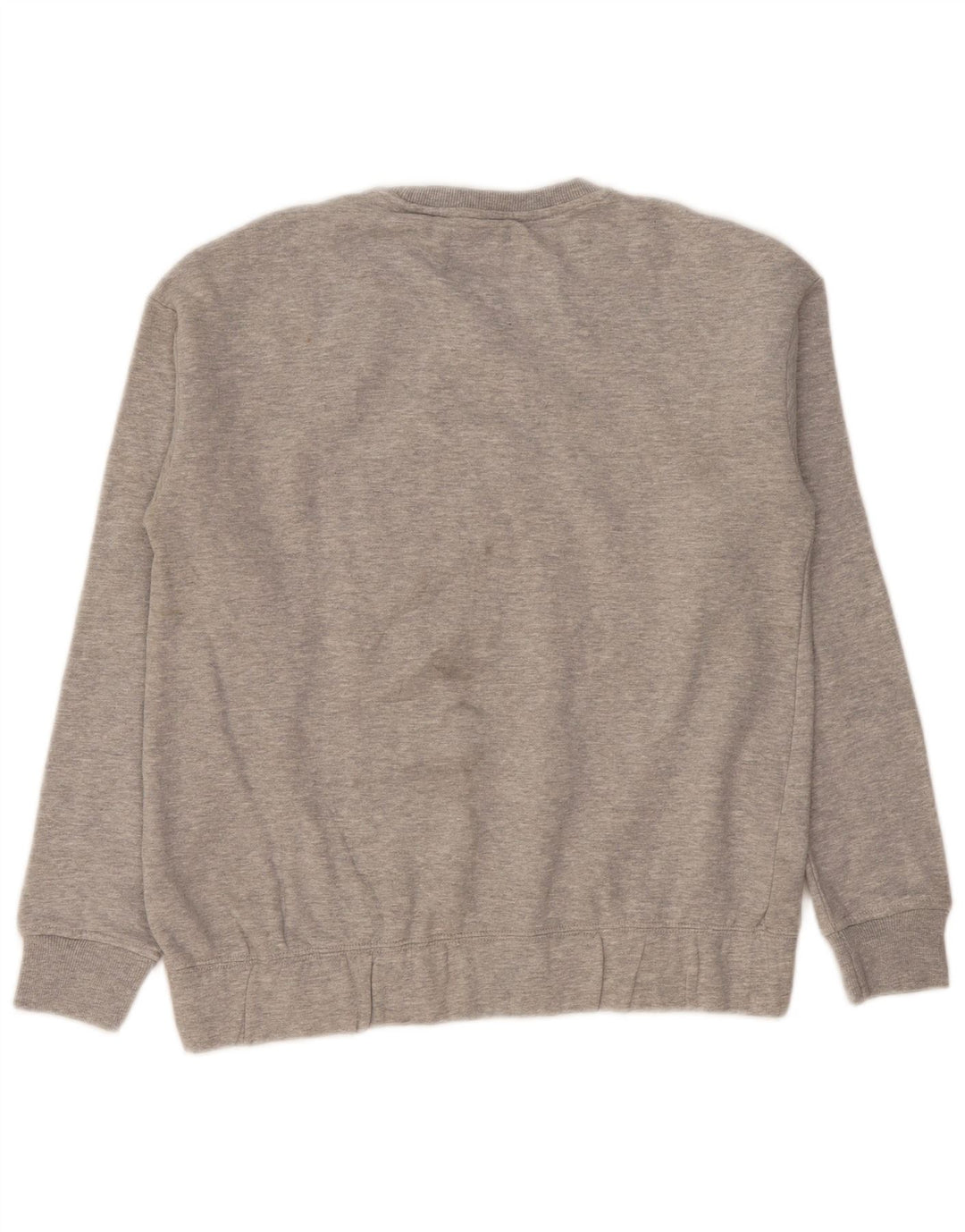 Champion Herren-Sweatshirt-Pullover aus mittelgrauer Baumwolle