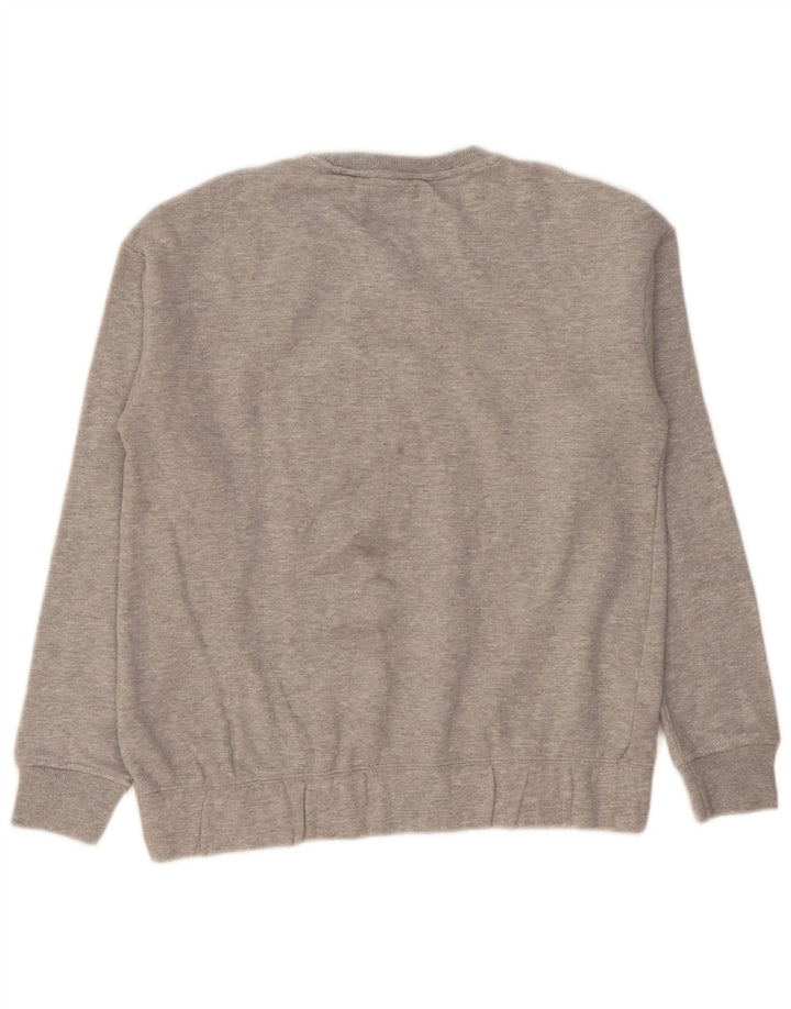 Champion Herren-Sweatshirt-Pullover aus mittelgrauer Baumwolle