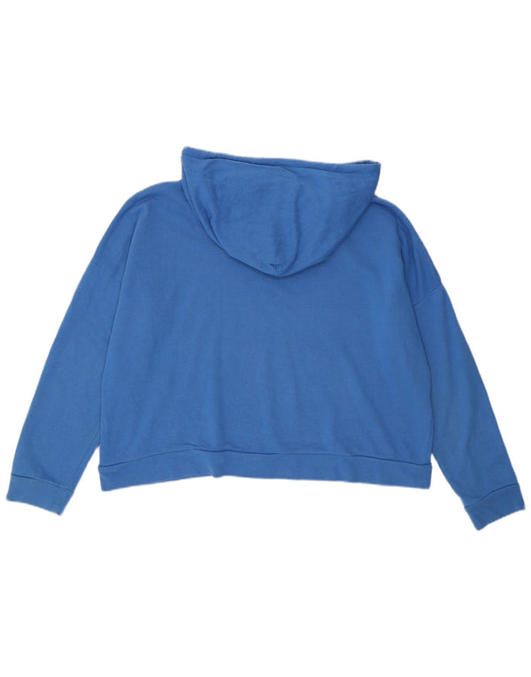LEVI'S Damen-Kapuzenpullover mit Grafik, übergroß, UK 16, Größe L, Blau, Baumwolle