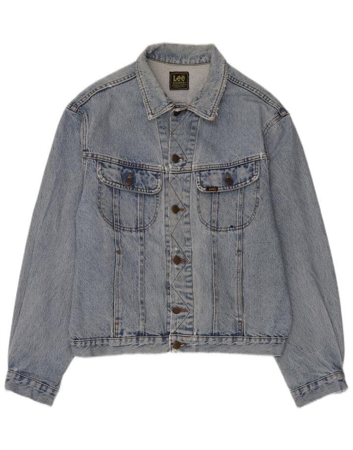 Lee Herren Riders Jeansjacke UK 40 Large Blau