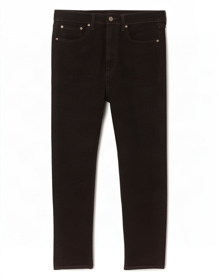 Levi's Herren 522 Slim Tapered Jeans W32 L30 Schwarze Baumwolle