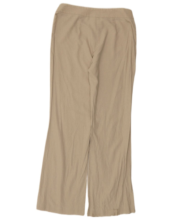 Marks & Spencer Damen Bootcut Freizeithose UK 12 Medium W30 L31 Beige