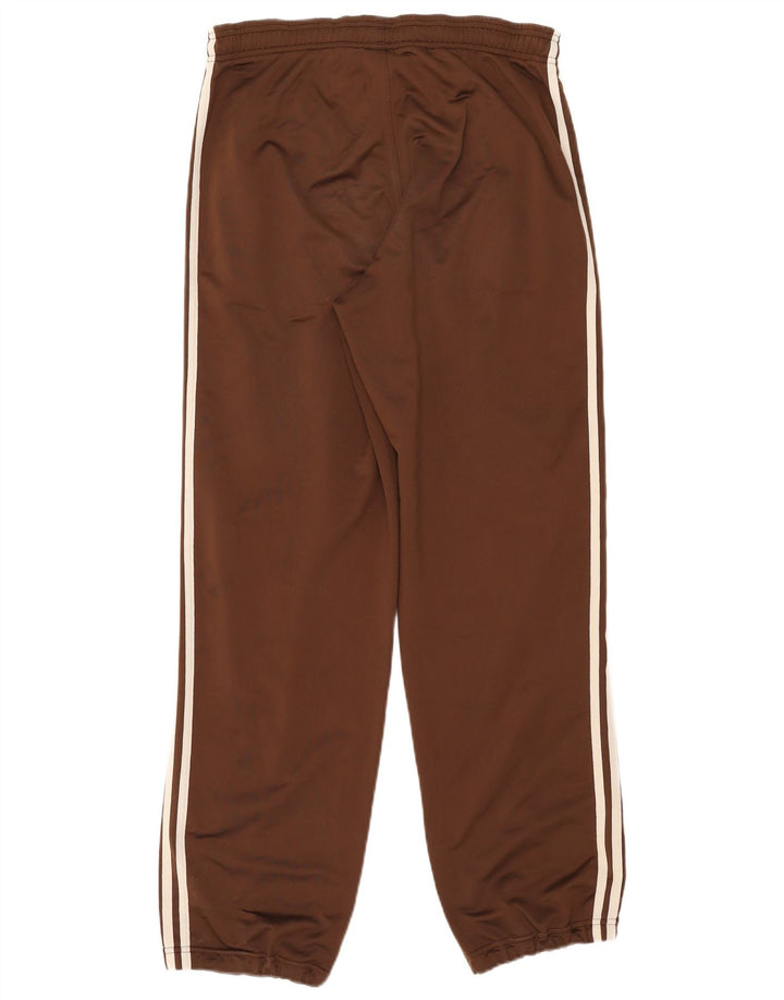Adidas Herren Trainingshose Jogger UK 38/40 Mittelbraunes Polyester
