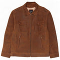 Engbers Herren Militärlederjacke IT 58 4XL Braun