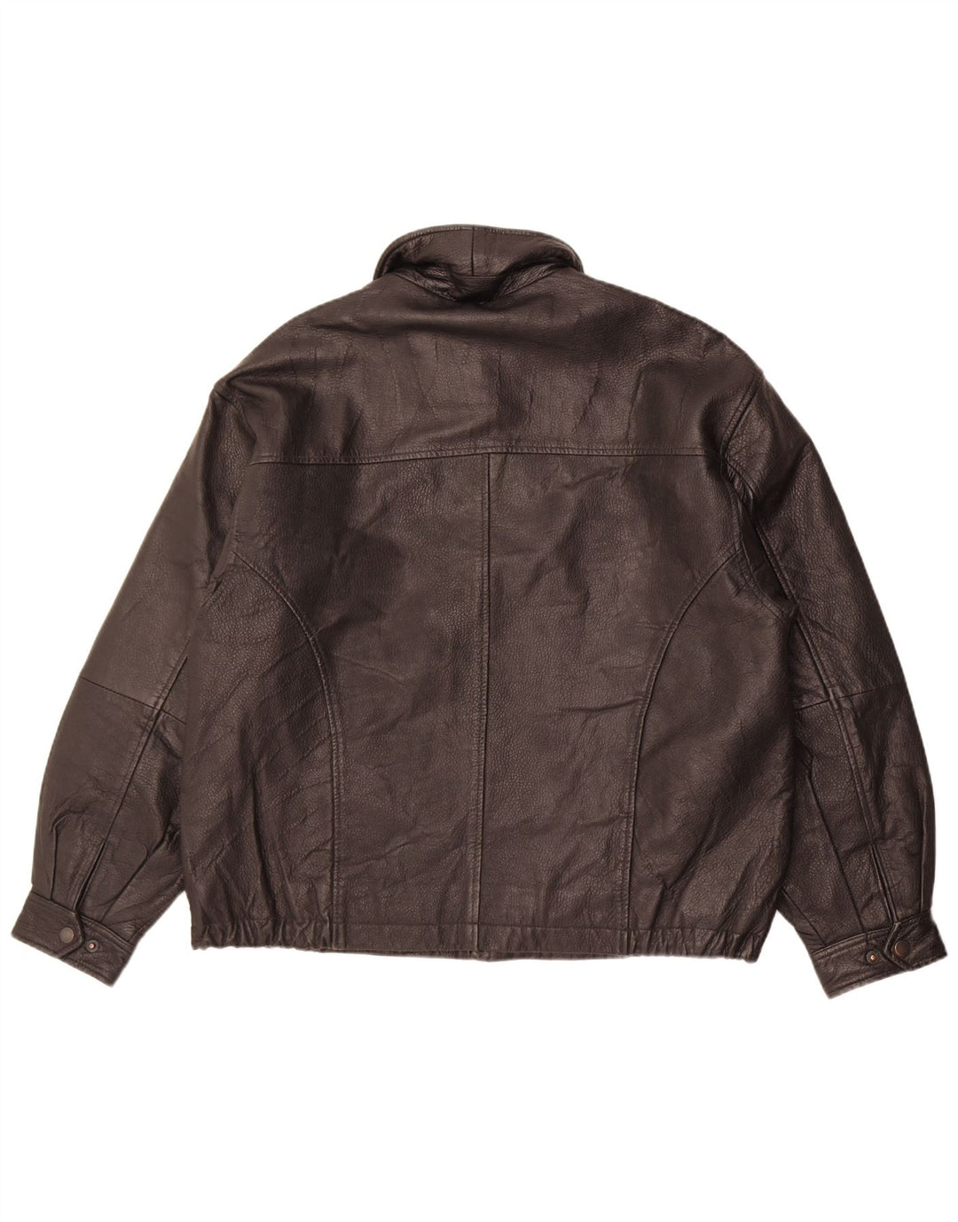 Vintage Herren Lederjacke UK 40 Großes schwarzes Leder