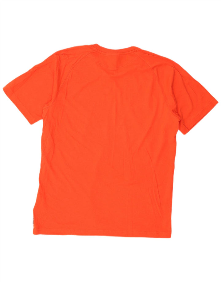 Adidas Herren T-Shirt Top Large Orange Baumwolle