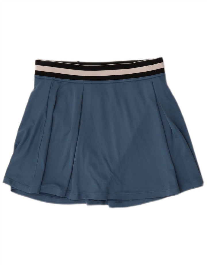 Nike Damen Dri Fit Skort UK 14 Mittelblauer Farbblock
