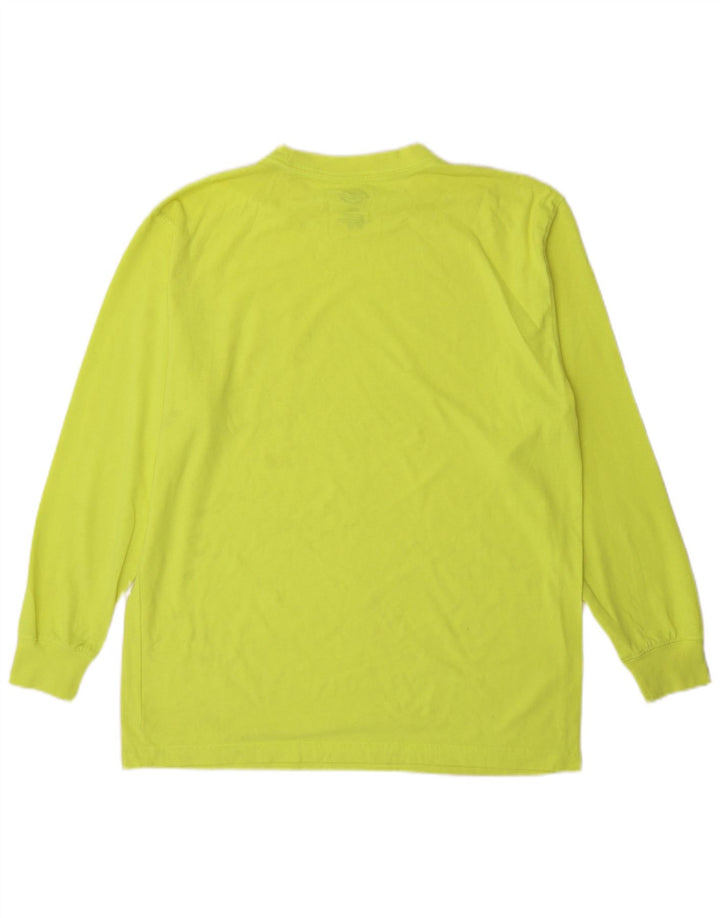 Dickies Herren-Oberteil, langärmelig, mittelgrün, Polyester