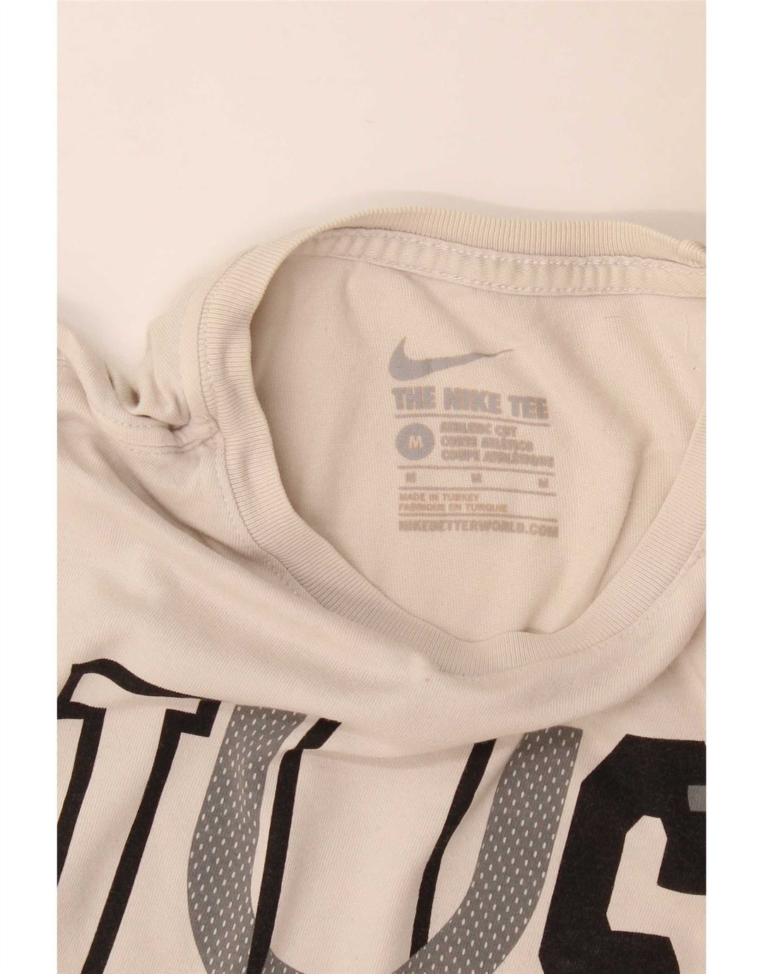 Nike Herren Athletic Cut Graphic T-Shirt-Oberteil aus mittelgrauer Baumwolle