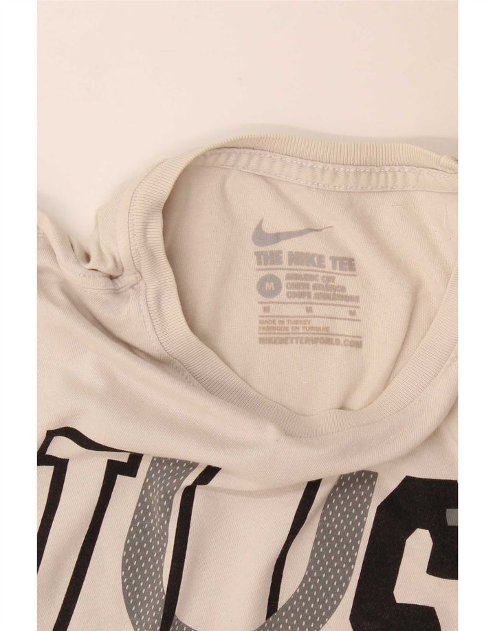 Nike Herren Athletic Cut Graphic T-Shirt-Oberteil aus mittelgrauer Baumwolle