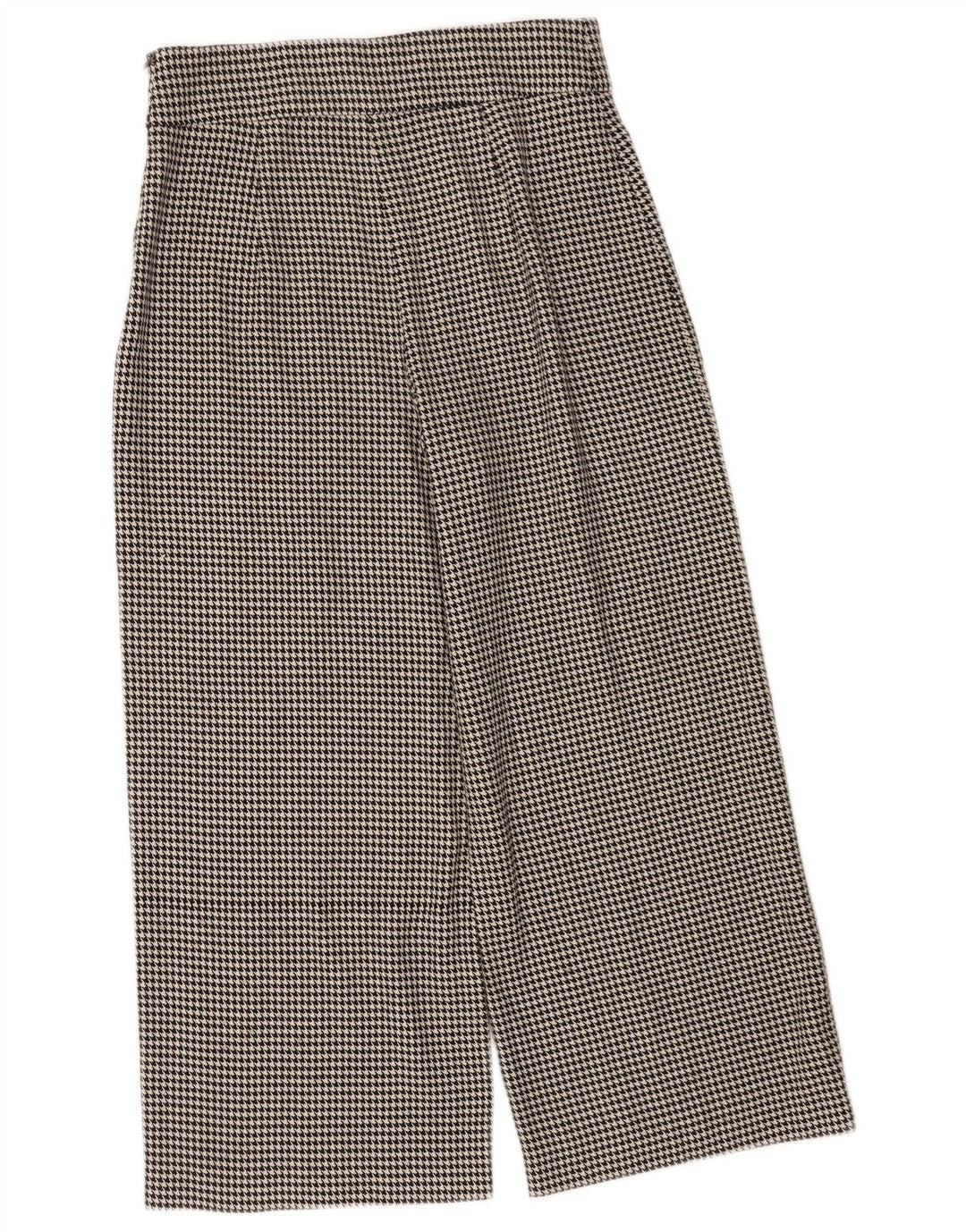 Kurze Hose von Zara für Damen, mittelgroß, W28, L24, schwarzer Hahnentrittmuster