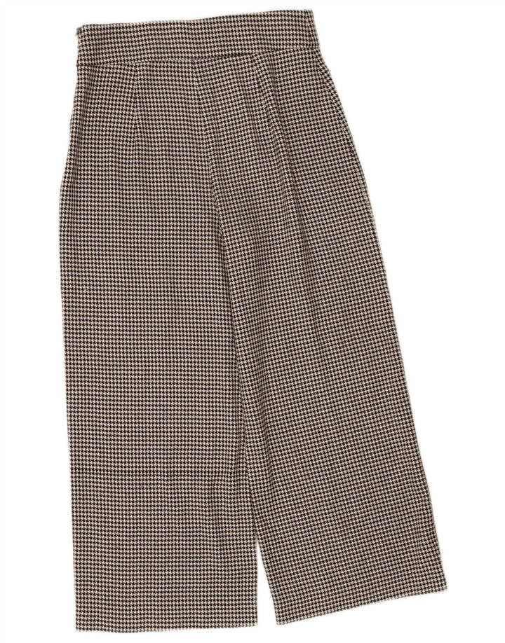 Kurze Hose von Zara für Damen, mittelgroß, W28, L24, schwarzer Hahnentrittmuster