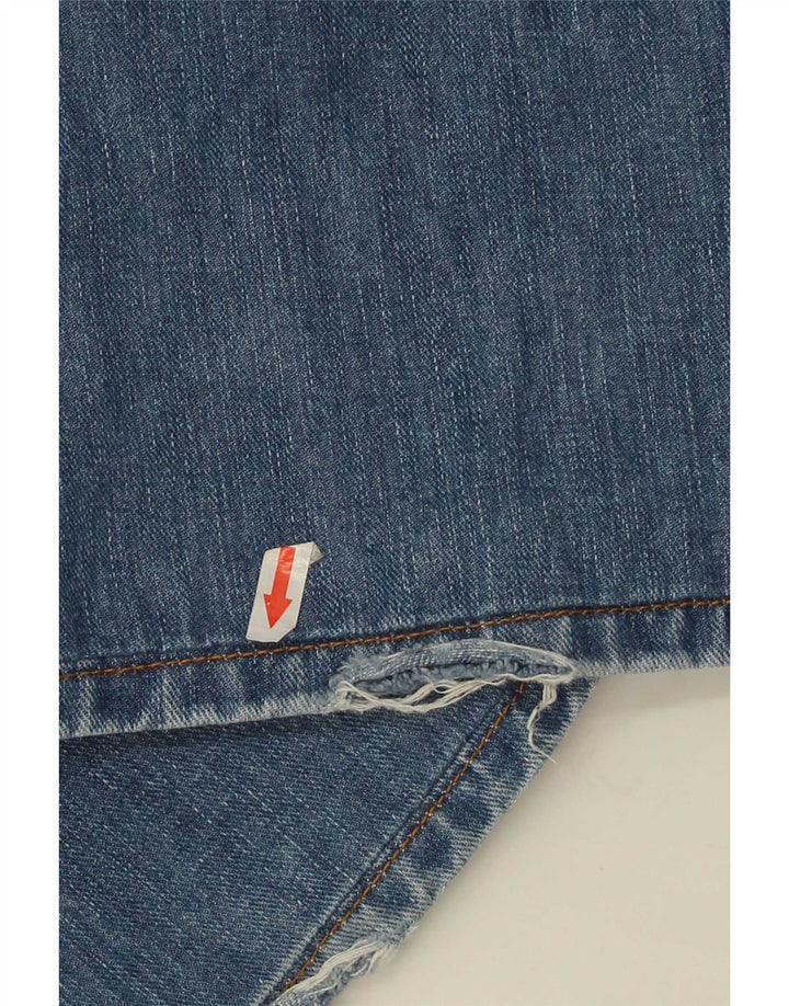 Lee Herren Brooklyn Straight Jeans W36 L31 Blaue Baumwolle