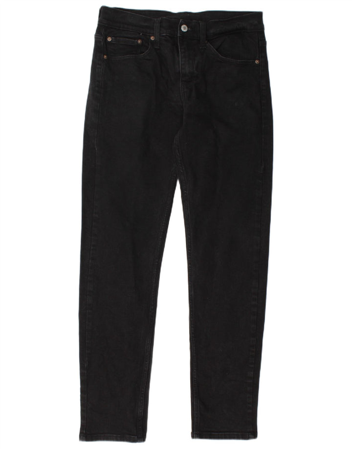 Levi's Herren 511 Slim Jeans W32 L32 schwarze Baumwolle