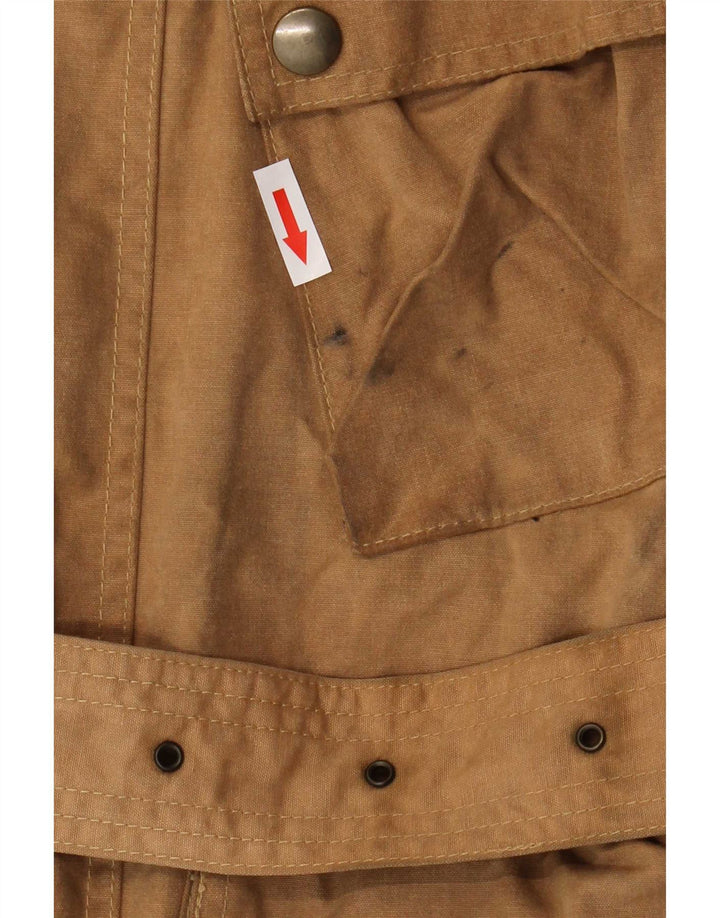 Belstaff Herrenjacke aus gewachster Baumwolle, Größe 40, Braun