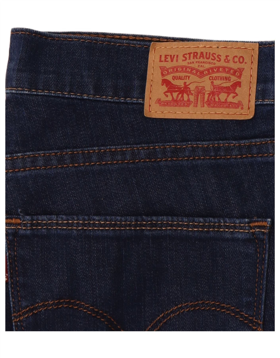 LEVI'S Damen Slim Jeans W31 L31 Blau