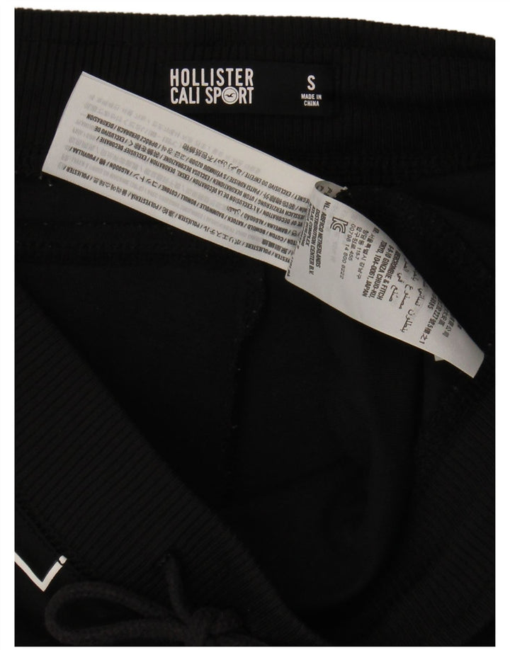 Hollister Herren-Trainingshose mit Grafik, Größe S, Schwarz, Polyester