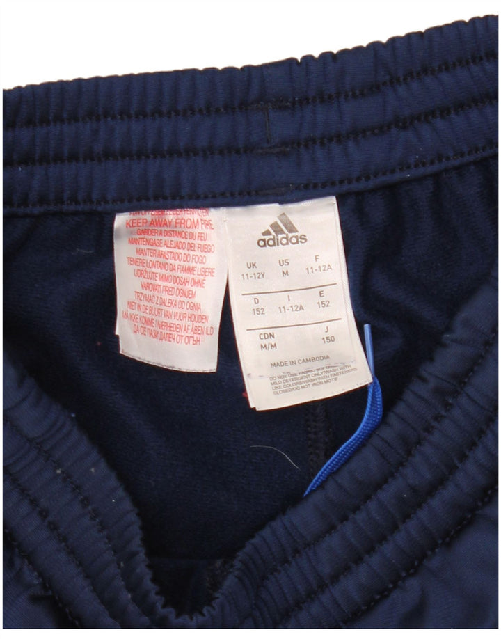 Adidas Trainingshose für Jungen, 11–12 Jahre, Marineblau, Polyester