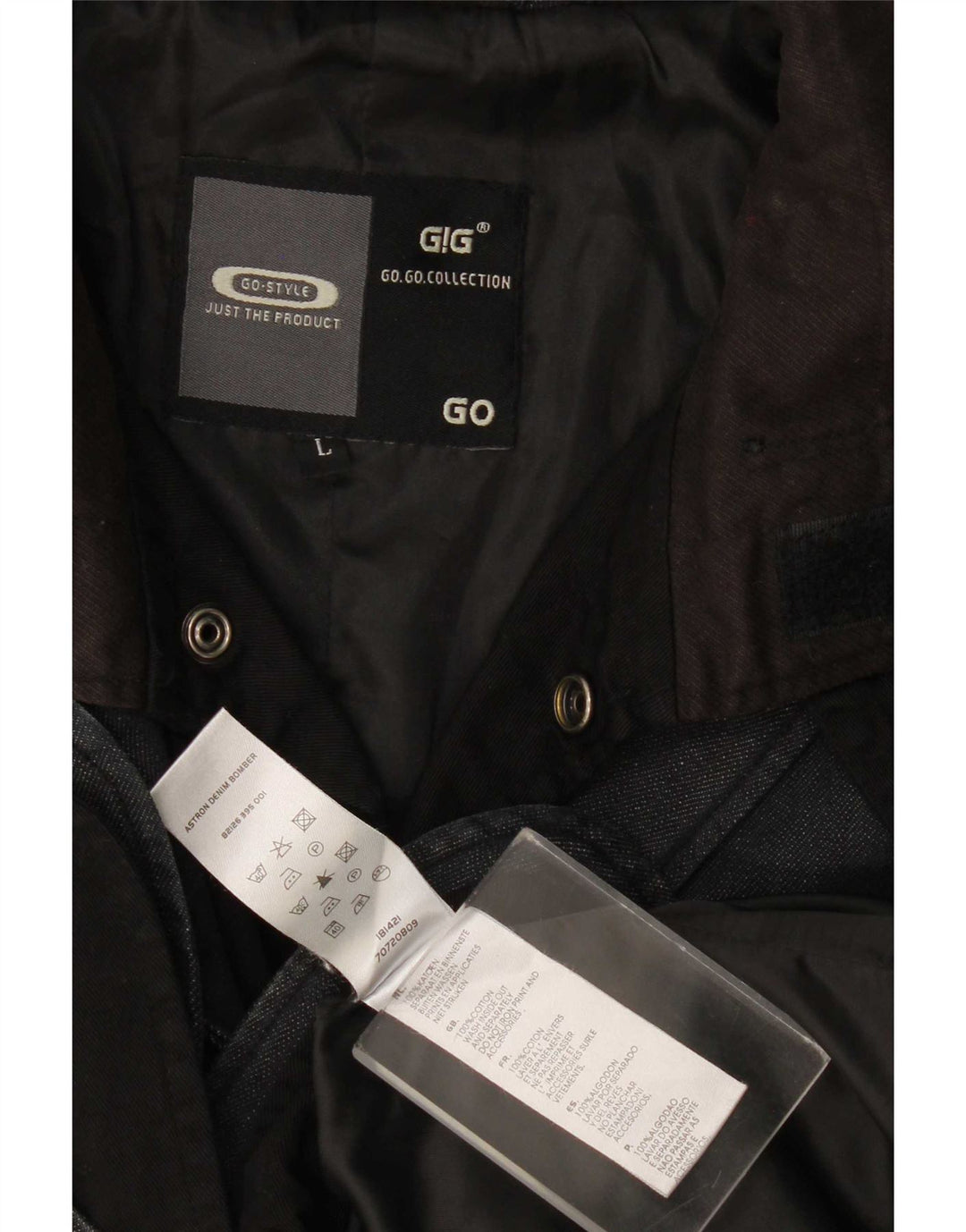 G-Star Herren Jeansjacke UK 40 Große graue Baumwolle