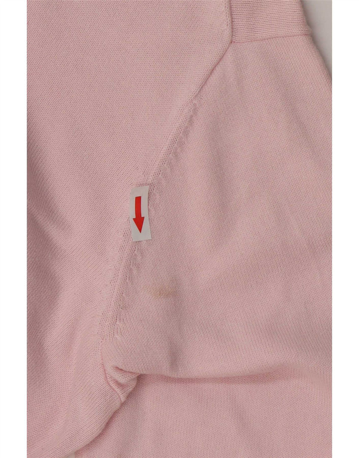 Gant Herren-Pullover mit V-Ausschnitt, 3XL, rosa Baumwolle