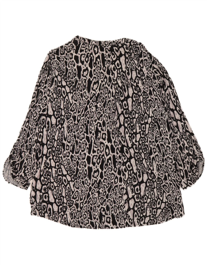 Marks & Spencer Damen Blusenoberteil UK 20 2XL Mehrfarbiger Tierdruck