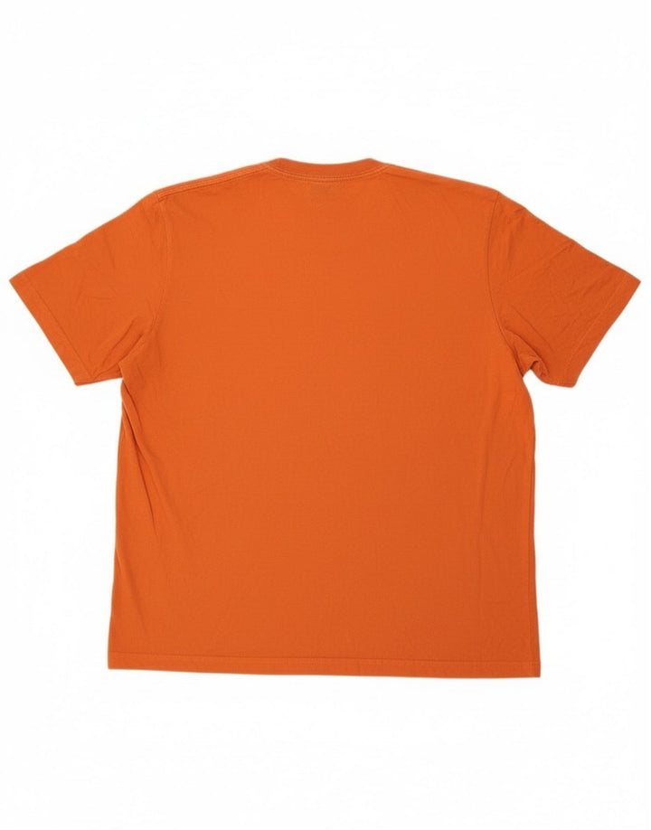 Adidas Herren T-Shirt Top XL Orange Baumwolle