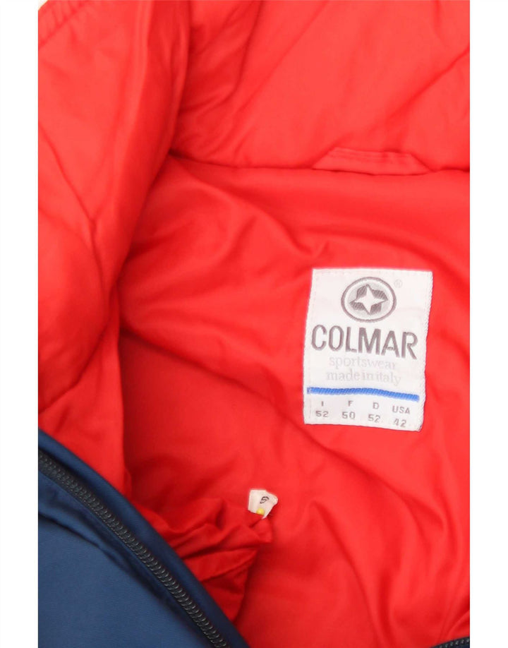 Colmar Herren-Skijacke mit Kapuze, IT 52, groß, Marineblau, Farbblock
