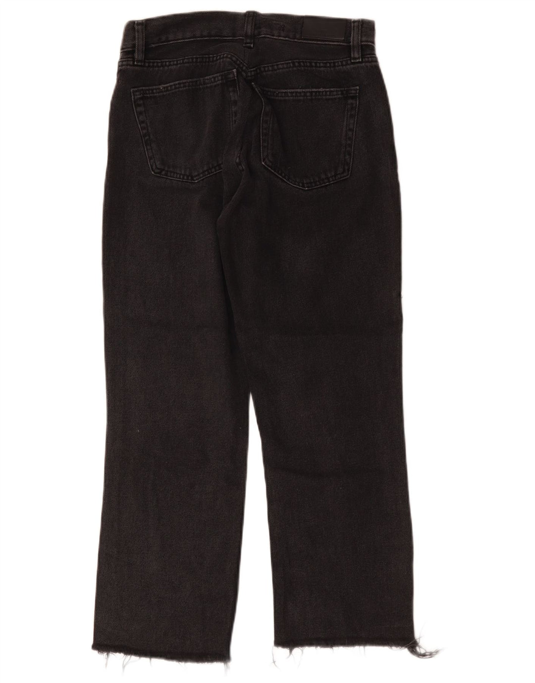 Vintage Damen Straight Jeans W30 L25 Schwarze Baumwolle