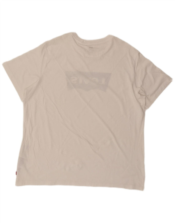 Levi's Herren-T-Shirt mit Grafik, XL, weiße Baumwolle