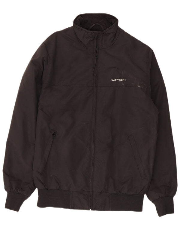 Carhartt Herren Bomberjacke UK 34 XS Schwarzes Nylon