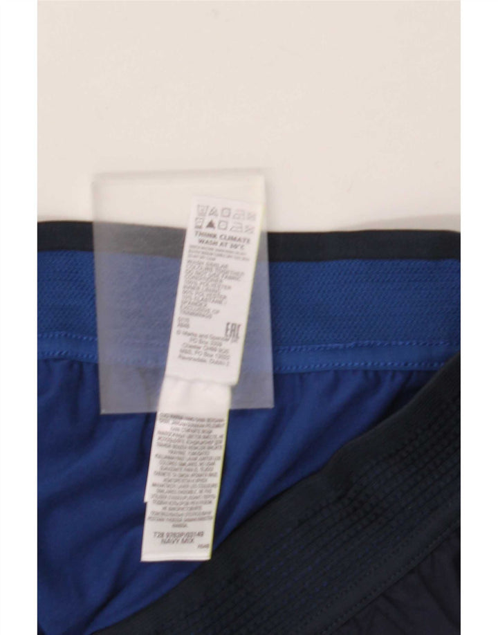 Marks & Spencer Herren-Sportshorts, groß, marineblau, Polyester