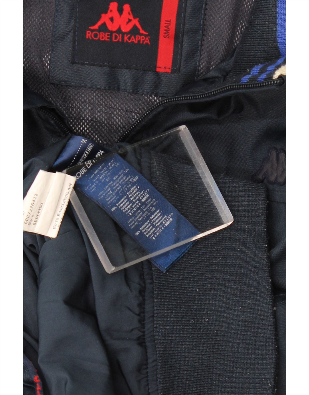 KAPPA Damen Übergroße Bomberjacke UK 10 Small Marineblau Polyester