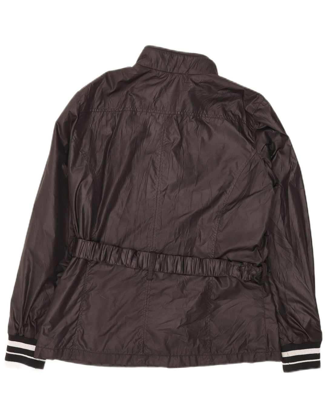 Marella Damen Utility-Jacke UK 14 Mittelschwarzes Nylon