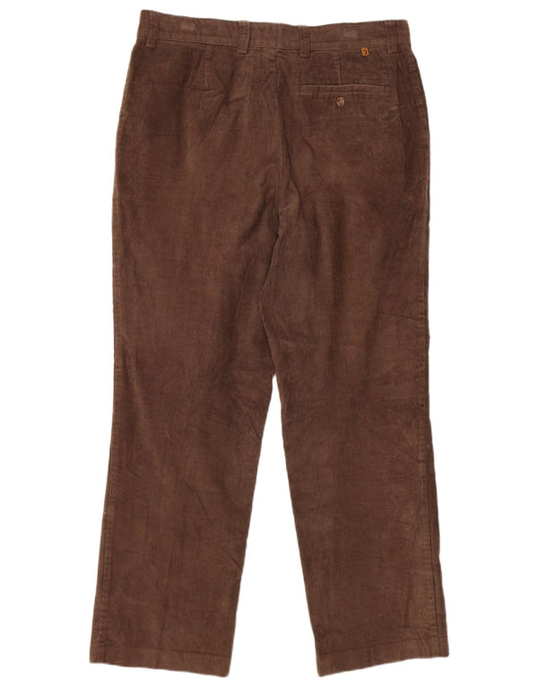 Gerade Herren-Cordhose von Farah, W34, L29, braun, Baumwolle