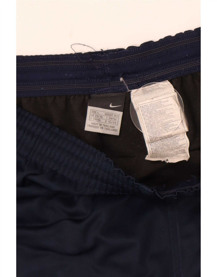Nike Herren-Sportshorts, groß, marineblaues Farbblock-Polyester
