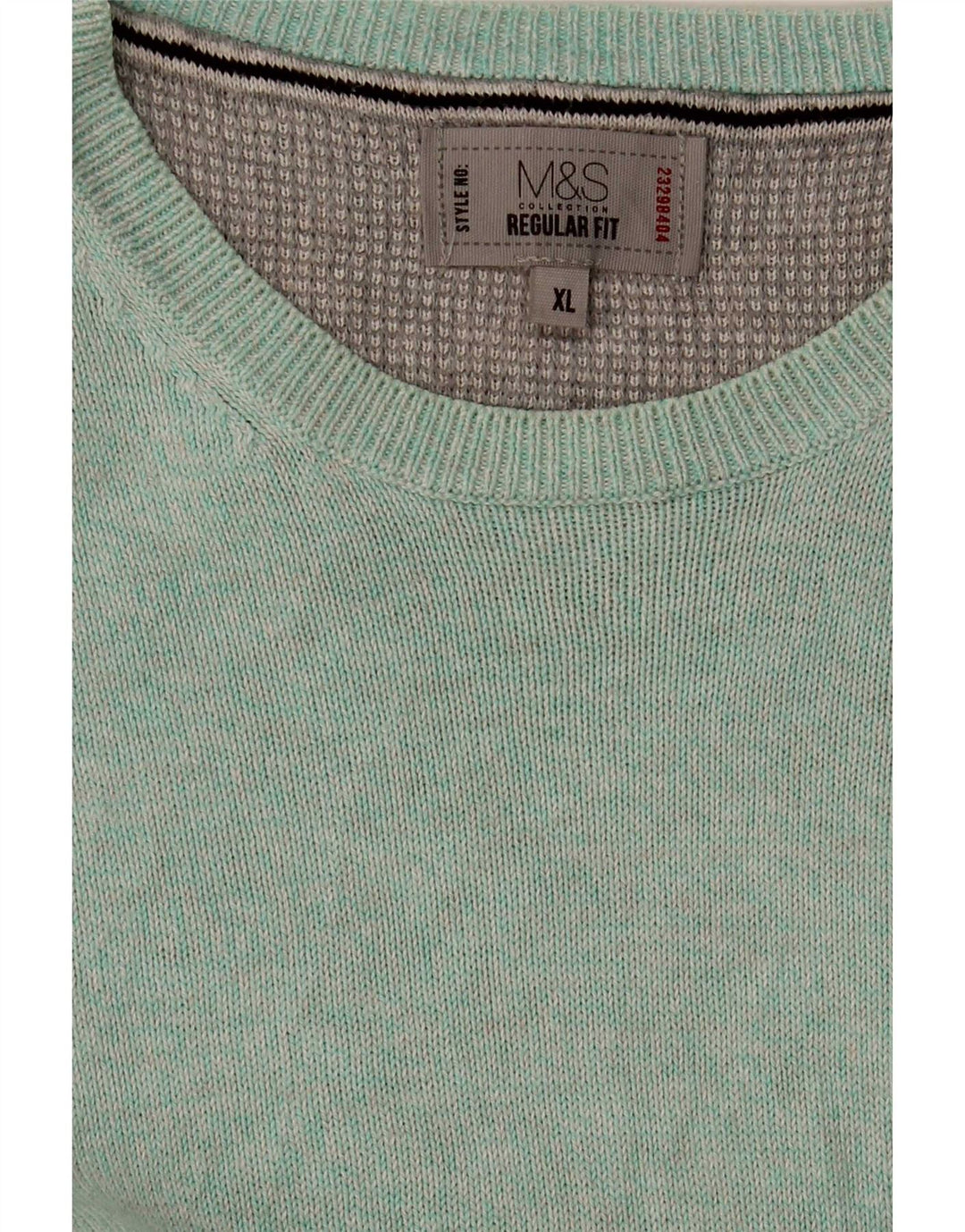 Marks & Spencer Herren-Pullover mit Rundhalsausschnitt, reguläre Passform, XL, Blau