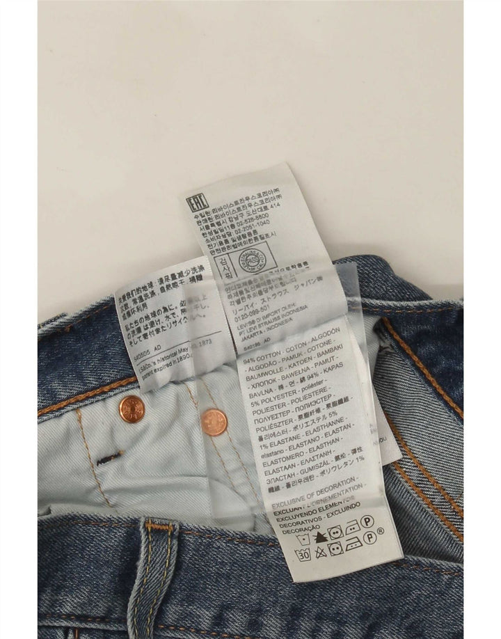 Levi's Herren 501 Straight Jeans W33 L32 Blaue Baumwolle