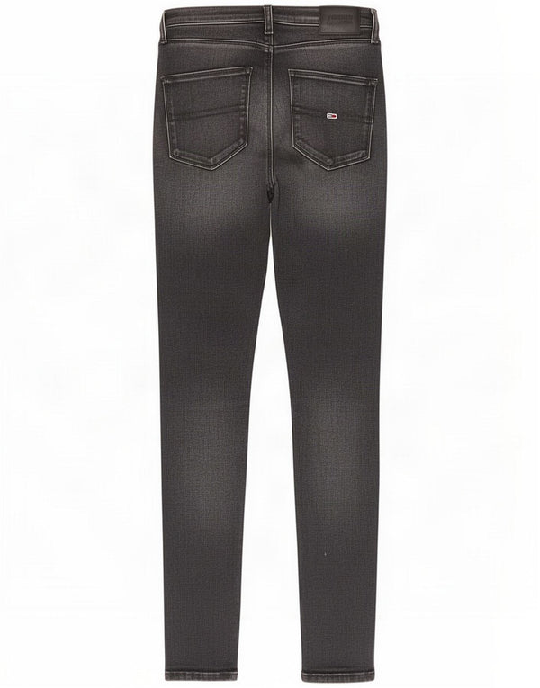 Tommy Hilfiger Womens Sylvia High Rise Super Skinny Jeans W26 L30 Grey