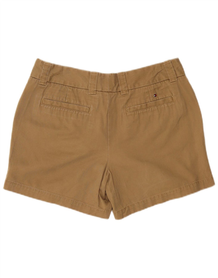 Tommy Hilfiger Damen Chino-Shorts US 10 Large W27 Braune Baumwolle