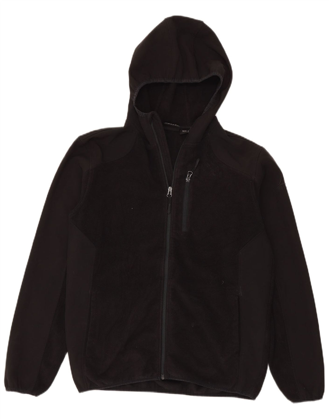 Reebok Herren Kapuzen-Fleecejacke UK 38 Medium Schwarz Polyester