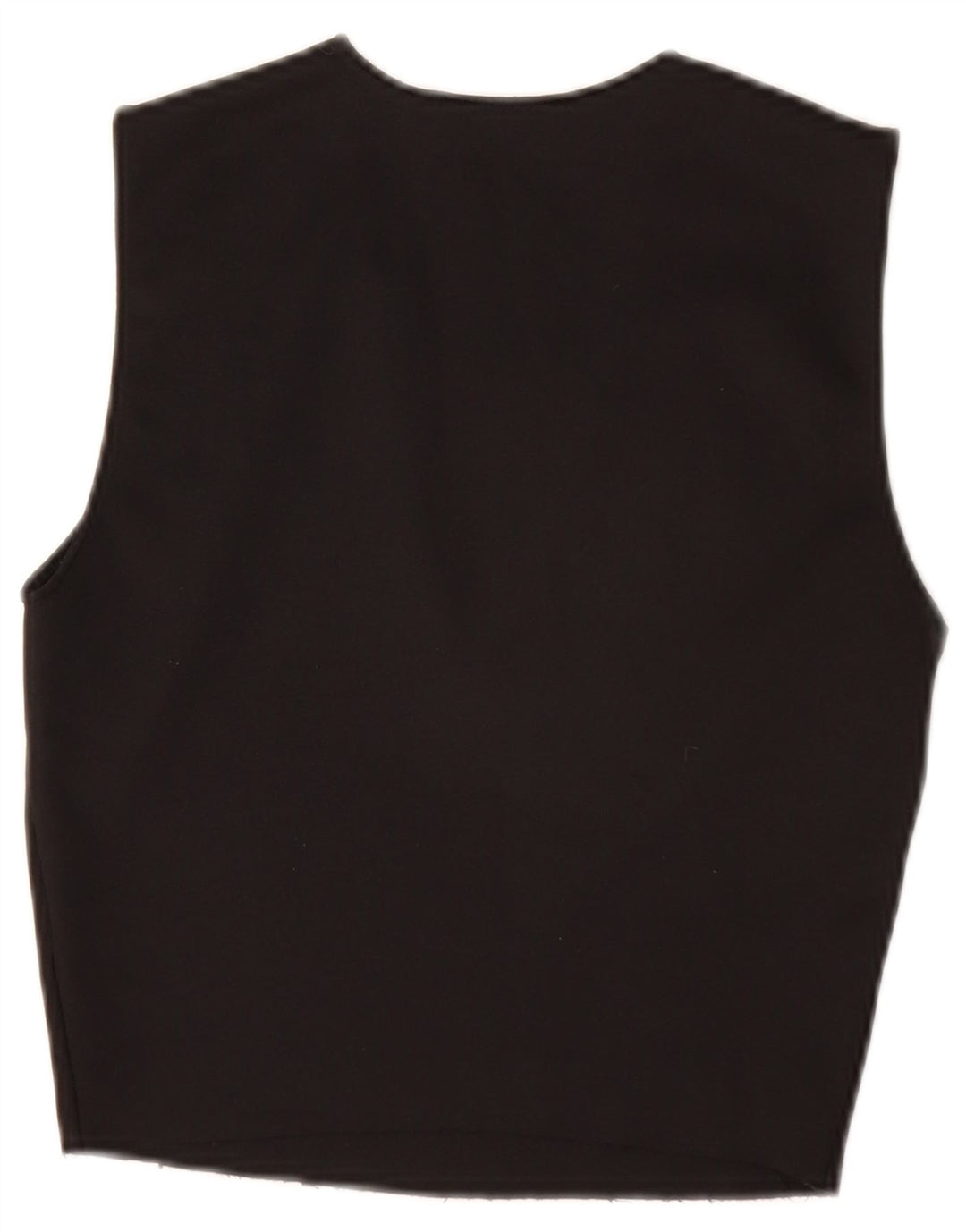 Zara Damen Crop Ärmelloses Blusenoberteil UK 8 Small Schwarz