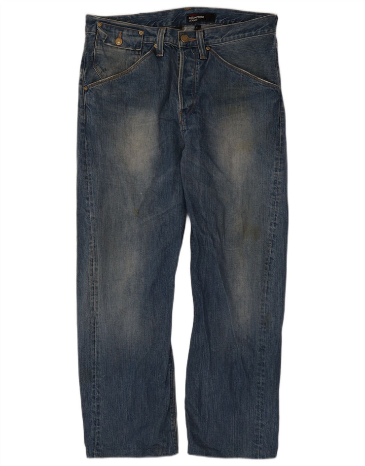 Levi's Herren Straight Jeans W34 L28 Blau