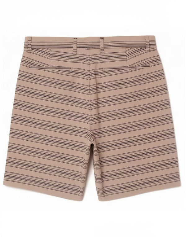 Gap Damen Chinoshorts W32 Große weiß gestreifte Baumwolle
