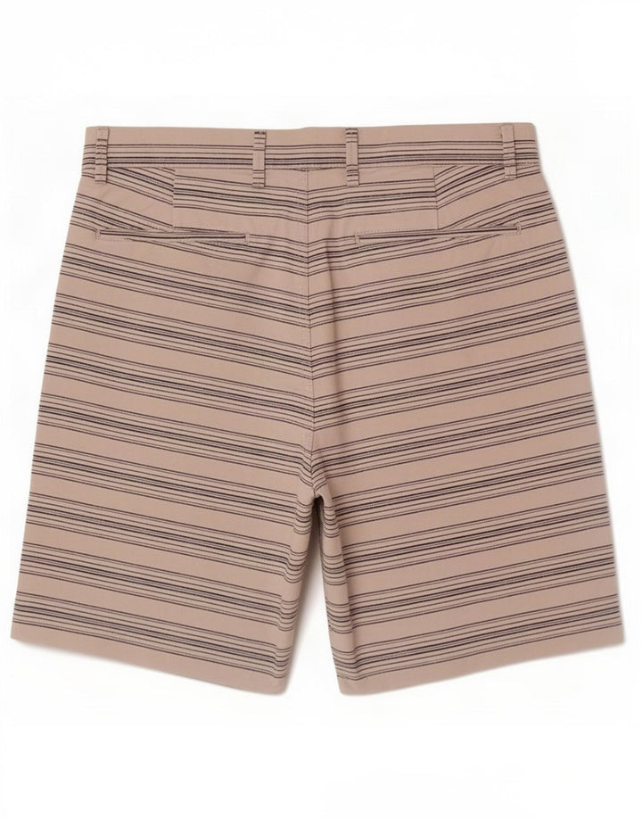 Gap Damen Chinoshorts W32 Große weiß gestreifte Baumwolle
