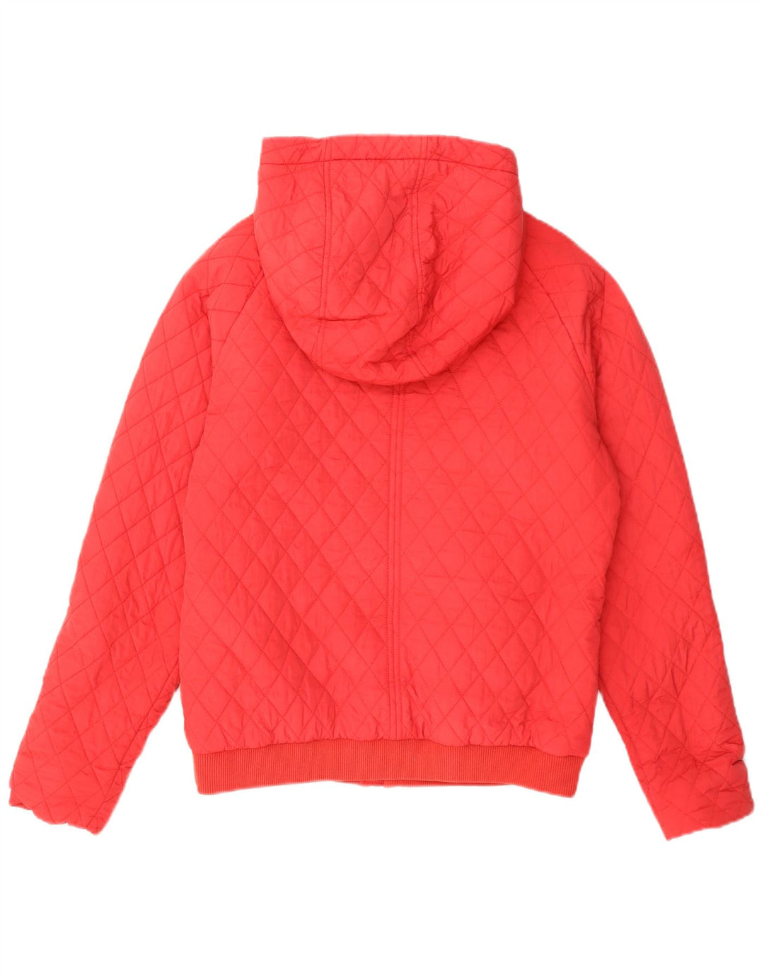 Timberland Damen Steppjacke mit Kapuze UK 14 Mittelrotes Nylon
