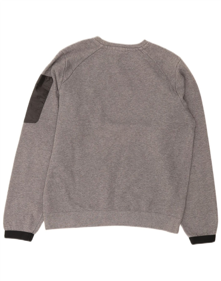 NIKE Herren-Sweatshirt mit Grafik, Größe S, Grau, Colourblock-Baumwolle