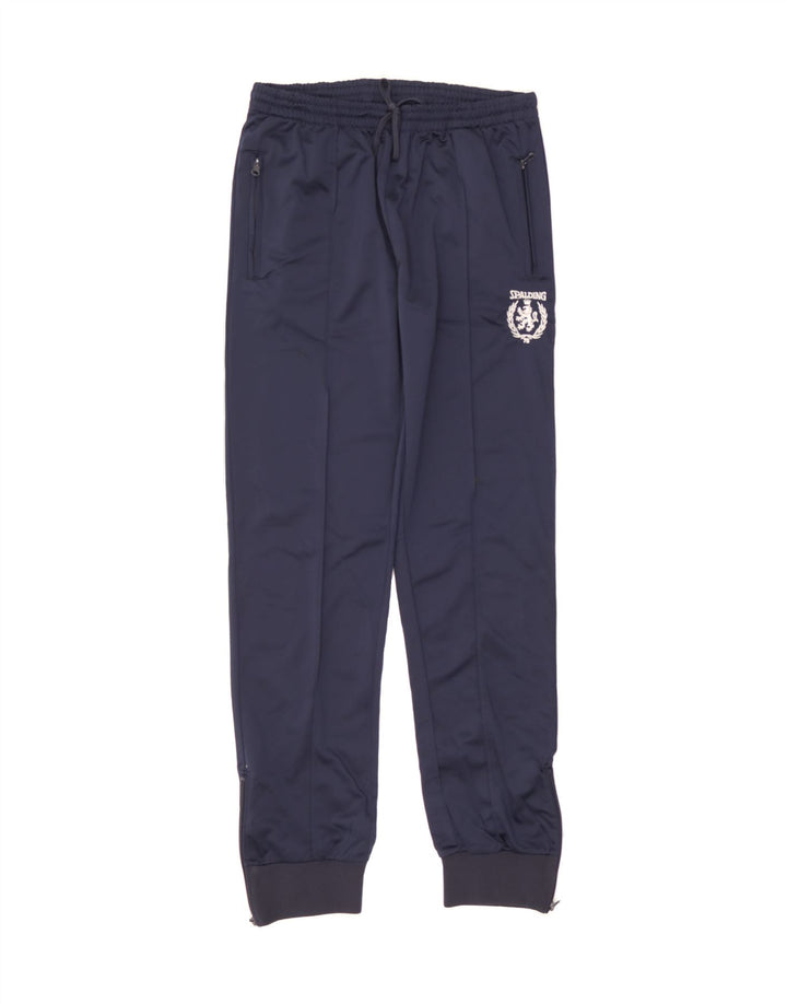 SPALDING Mens Tracksuit Trousers Joggers XL  Navy Blue Polyester Vintage Spalding and Second-Hand Spalding from Messina Hembry 