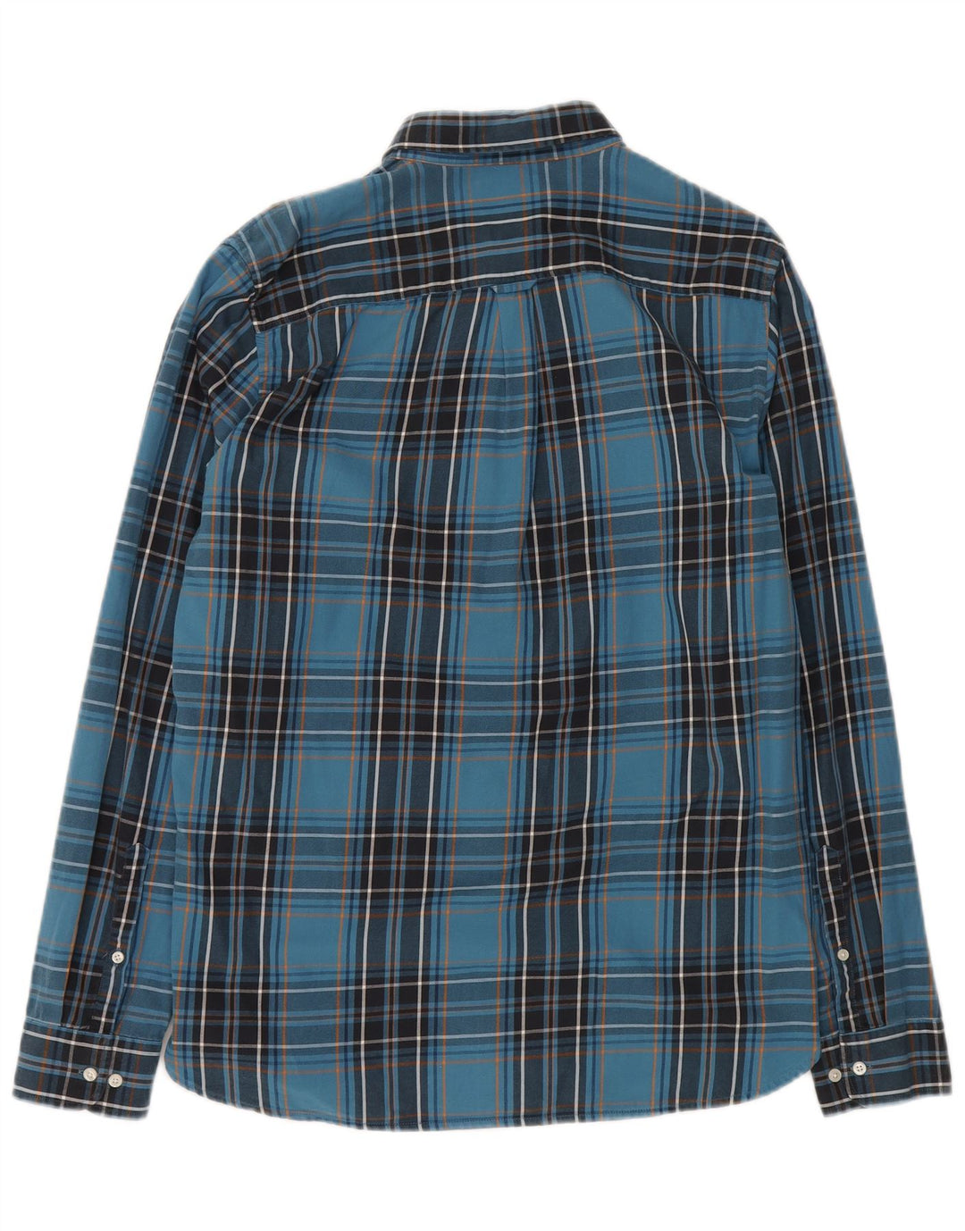 Superdry Kariertes Hemd für Herren, groß, blau, kariert, Baumwolle