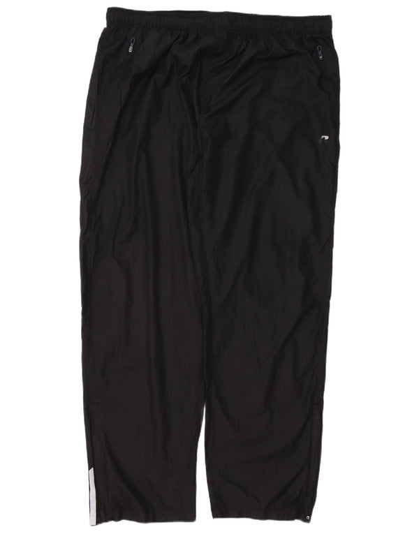 RUSSELL ATHLETIC Mens Tracksuit Trousers XL Black Polyester