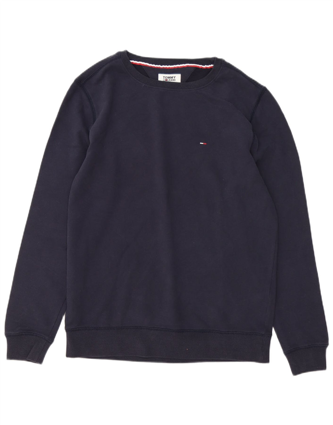 Tommy Hilfiger Herren-Sweatshirt-Pullover, groß, marineblau, Baumwolle